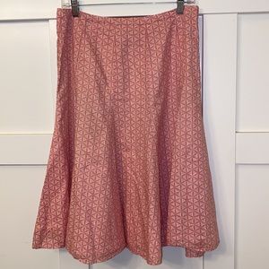 Pink Patterned Gap Skirt